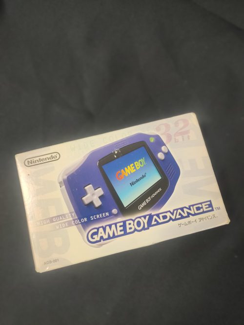 Game boy advance azul con caja AGB001